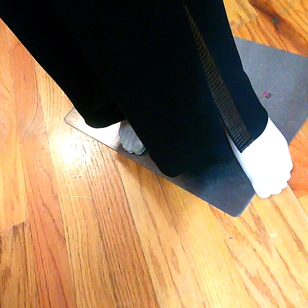 Cache Ladies Black Side Split Bottom Pants - image 1